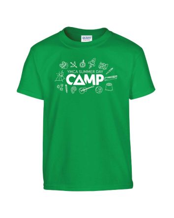 Youth Y Shine On Green Camp T-Shirt